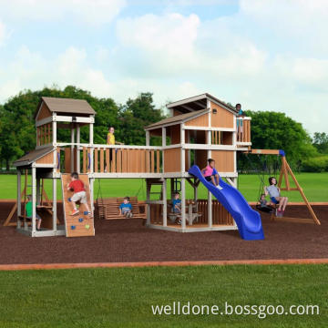 Creative Cedar wood Designs Swing Set